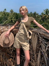 Vibing-Women's Strap Shorts